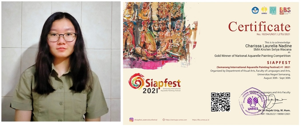 Gold Medal untuk Siswa SMA Kristen Satya Wacana