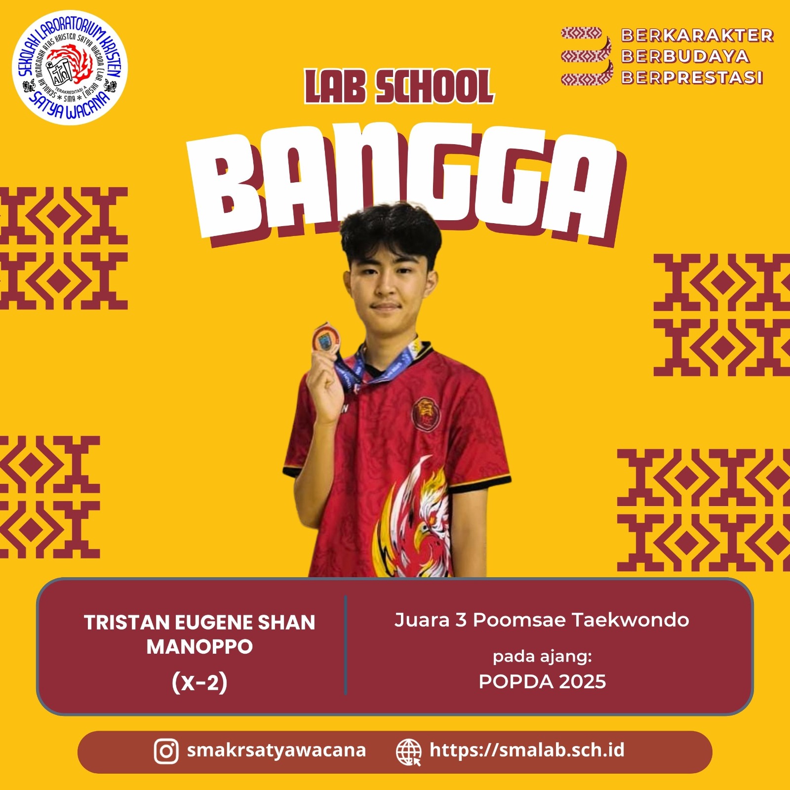 PODIUM JUARA 3 BAGI SMA LAB