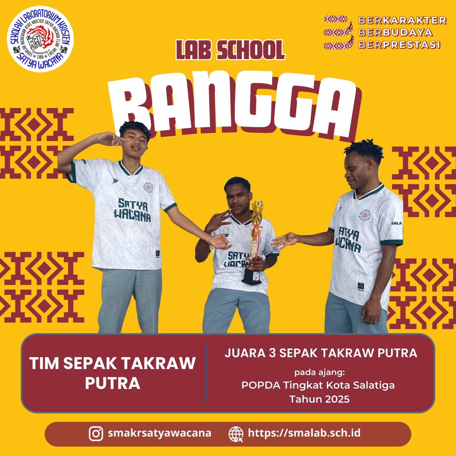SMA LAB PETIK PRESTASI AJANG POPDA